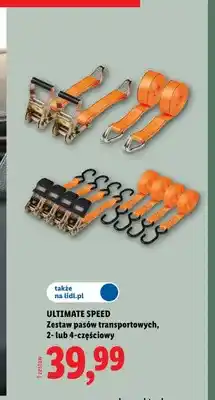 Lidl Zestaw pasów transportowych ULTIMATE SPEED 2-częściowy oferta