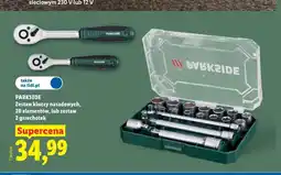 Lidl Zestaw kluczy nasadowych PARKSIDE 20 elementów oferta