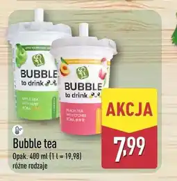 ALDI Bubble tea Apple Tea With Mint Boba oferta