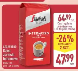 ALDI Kawa ziarnista SEGAFREDO Intermezzo oferta