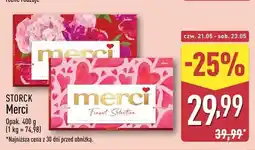 ALDI Czekoladki Merci STORCK oferta