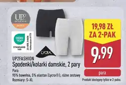 ALDI Spodenki/kolarki damskie UP2FASHION 2-pak oferta