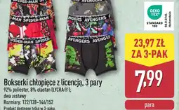 ALDI Bokserki chłopięce z licencją, 3 pary oferta