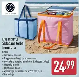 ALDI Live In Style Składana torba termiczna oferta