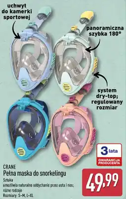 ALDI Crane Pełna maska do snorkelingu oferta