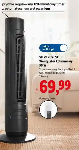 Lidl Wentylator kolumnowy, 50 W oferta