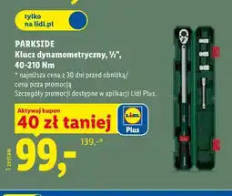 Lidl Klucz dynamometryczny, ½, 40-210 Nm PARKSIDE oferta