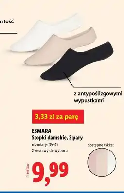 Lidl Stopki damskie, 3 pary oferta