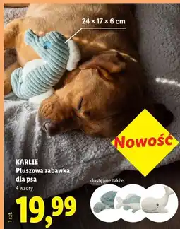 Lidl KARLIE Pluszowa zabawka dla psa oferta