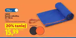 Lidl Ręcznik z mikrofibry, 80 x 130 cm oferta