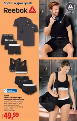 Lidl Bielizna damska lub męska lub zestaw T-shirtów męskich oferta