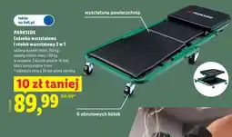 Lidl PARKSIDE Leżanka warsztatowa i stołek warsztatowy 2 w 1 oferta