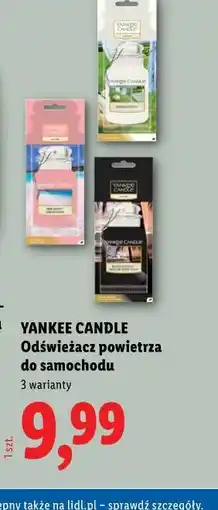 Lidl YANKEE CANDLE Odświeżacz powietrza do samochodu oferta