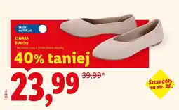 Lidl ESMARA Baleriny oferta