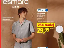 Lidl Koszula męska z bawełny oferta