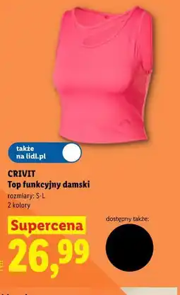 Lidl CRIVIT Top funkcyjny damski oferta