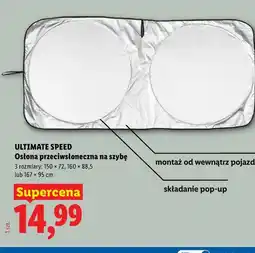 Lidl ULTIMATE SPEED Osłona przeciwsłoneczna na szybę oferta