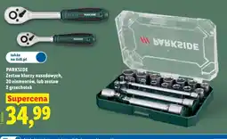 Lidl PARKSIDE Zestaw kluczy nasadowych, 20 elementów, lub zestaw 2 grzechotek oferta