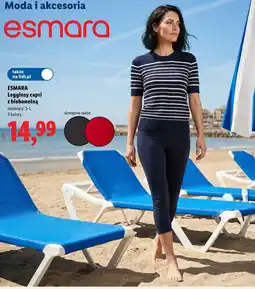 Lidl Legginsy capri z biobawełną oferta