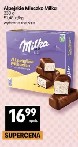 Delikatesy Centrum Alpejskie Mleczko Milka oferta