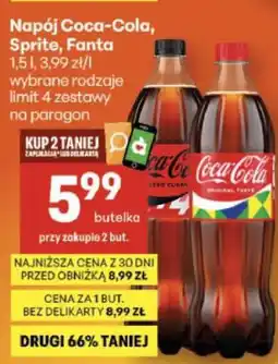 Delikatesy Centrum Napój Coca-Cola, Sprite, Fanta oferta