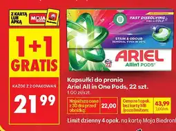 Biedronka Kapsułki do prania Ariel All in One Pods Color oferta