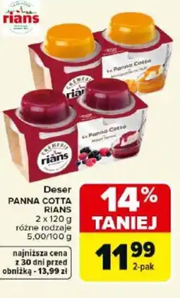 Carrefour Market Rians Deser Panna Cotta oferta