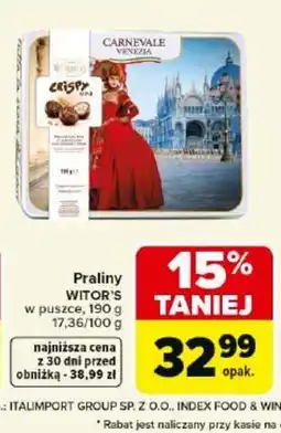 Carrefour Market Witor's Praliny oferta