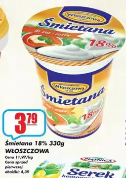 Sezamek Włoszczowa Śmietana 18% oferta