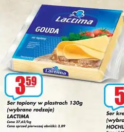 Sezamek Lactima Ser topiony Gouda w plastrach oferta