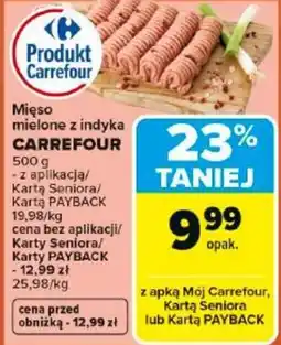 Carrefour Market Carrefour Mięso mielone z indyka oferta