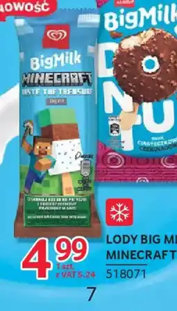 Selgros Big Milk Minecraft Lody oferta