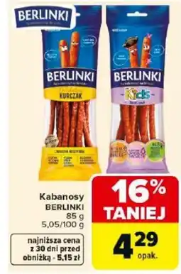 Carrefour Market Berlinki Kabanosy oferta