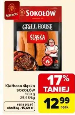 Carrefour Market Sokołów Kiełbasa śląska oferta