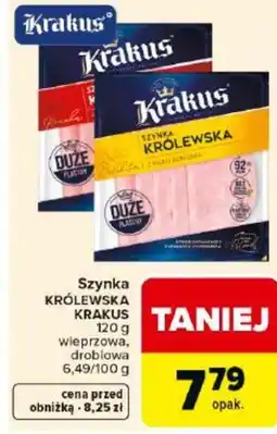 Carrefour Market Krakus Szynka Królewska oferta