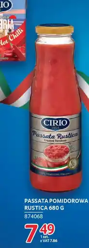 Selgros Cirio Passata pomidorowa Rustica oferta