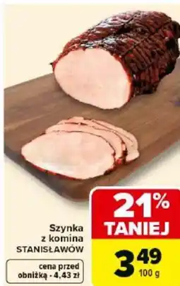 Carrefour Market Stanisławów Szynka z komina oferta