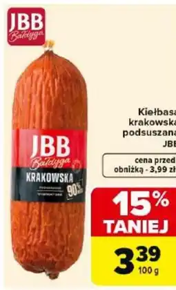 Carrefour Market Jbb Bałdyga Kiełbasa krakowska podsuszana oferta