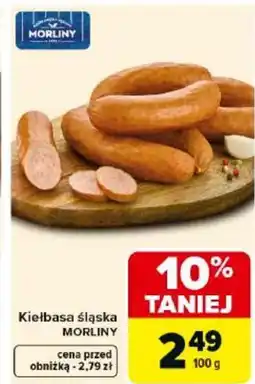 Carrefour Market Morliny Kiełbasa śląska oferta