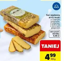 Carrefour Market Myśliwski Ser wędzony oferta