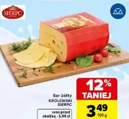 Carrefour Market Sierpc Ser żółty Królewski oferta