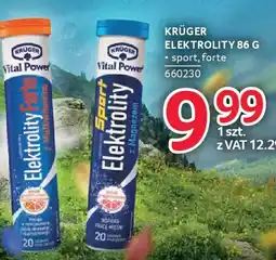 Selgros Krüger Elektrolity oferta