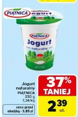 Carrefour Market Piątnica Jogurt naturalny oferta