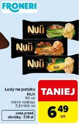 Carrefour Market Nuii Lody na patyku oferta
