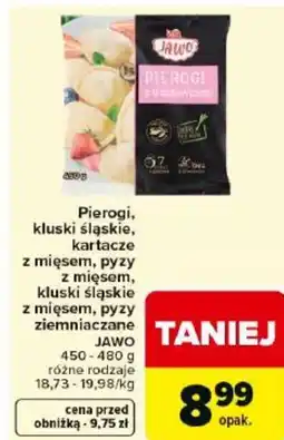 Carrefour Market Jawo Pierogi, kluski śląskie, kartacze, pyzy oferta