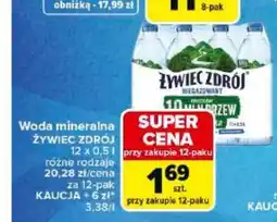 Carrefour Market Żywiec Zdrój Woda mineralna oferta
