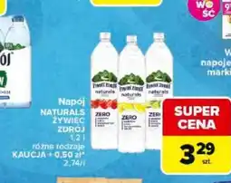 Carrefour Market Żywiec Zdrój Napój Naturals oferta