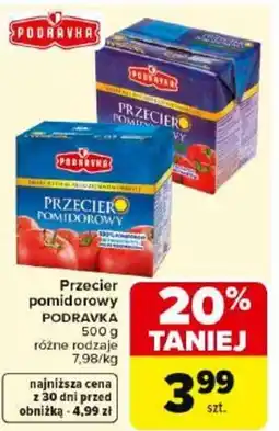 Carrefour Market Podravka Przecier pomidorowy oferta