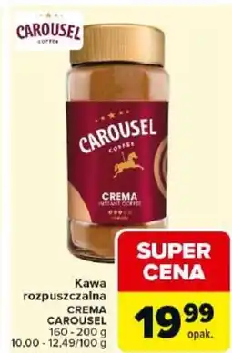 Carrefour Market Carousel Kawa rozpuszczalna Crema oferta