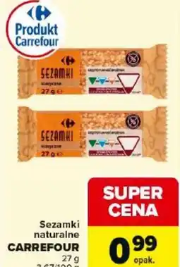 Carrefour Market Carrefour Sezamki naturalne oferta